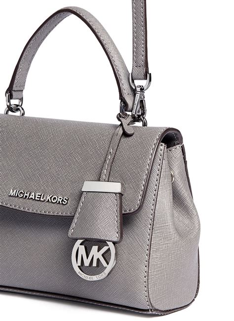 michael kors grey strap bag